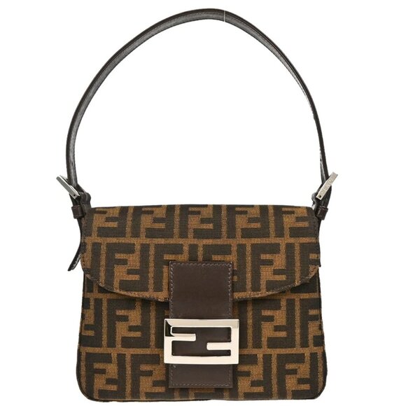 Fendi Brown Zucca Handbag 06-17 - Picture 1 of 10